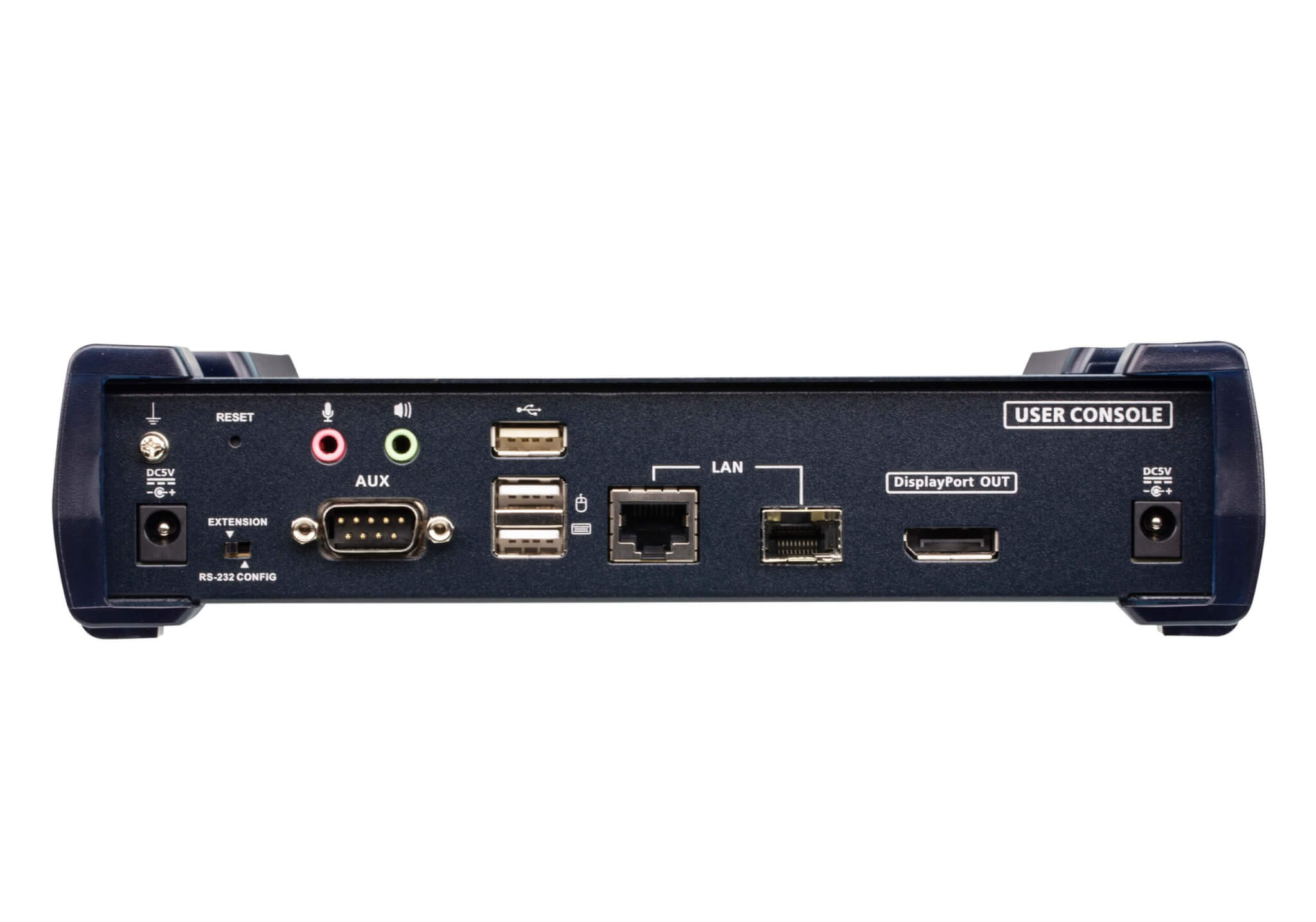 מתג DisplayPort תצוגה בודדת KVM מעל IP Extender ברזולוציה 4K עד 10 קמ ATEN KE9950 (2)