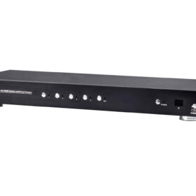 מתג HDMI בעל 4 יציאות עם יציאה כפולה ברזולוצייה 4K עד 4 מקורות ATEN VS482B (1)