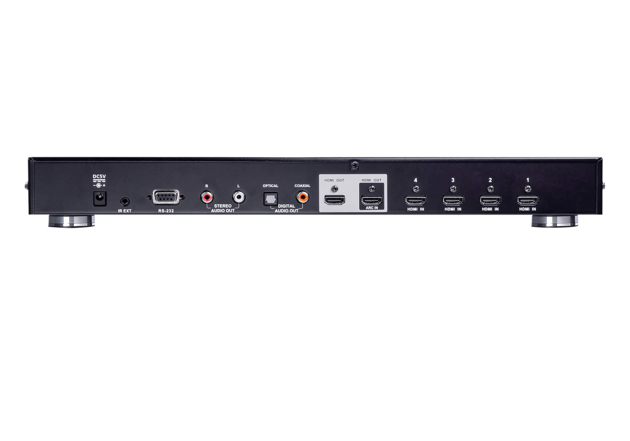 מתג HDMI בעל 4 יציאות עם יציאה כפולה ברזולוצייה 4K עד 4 מקורות ATEN VS482B (3)