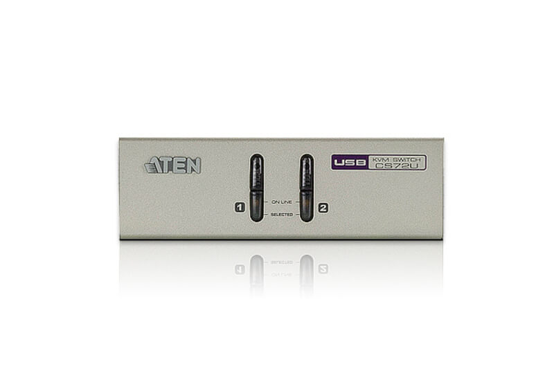 מתג KVM USB עם שני יציאות USBאודיו ATEN CS72U (1)