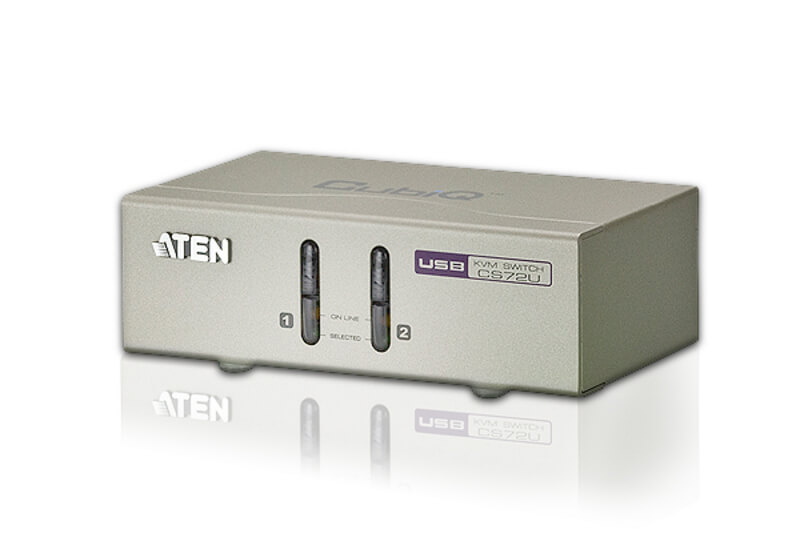 מתג KVM USB עם שני יציאות USBאודיו ATEN CS72U (3)