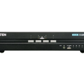 מתג KVM מאובטח מסוג KVM מאובטח עם 4 יציאות USB DisplayPort (תואם PSS PP v3.0) תואם דרישות אבטחה ATEN CS1144DP (1)