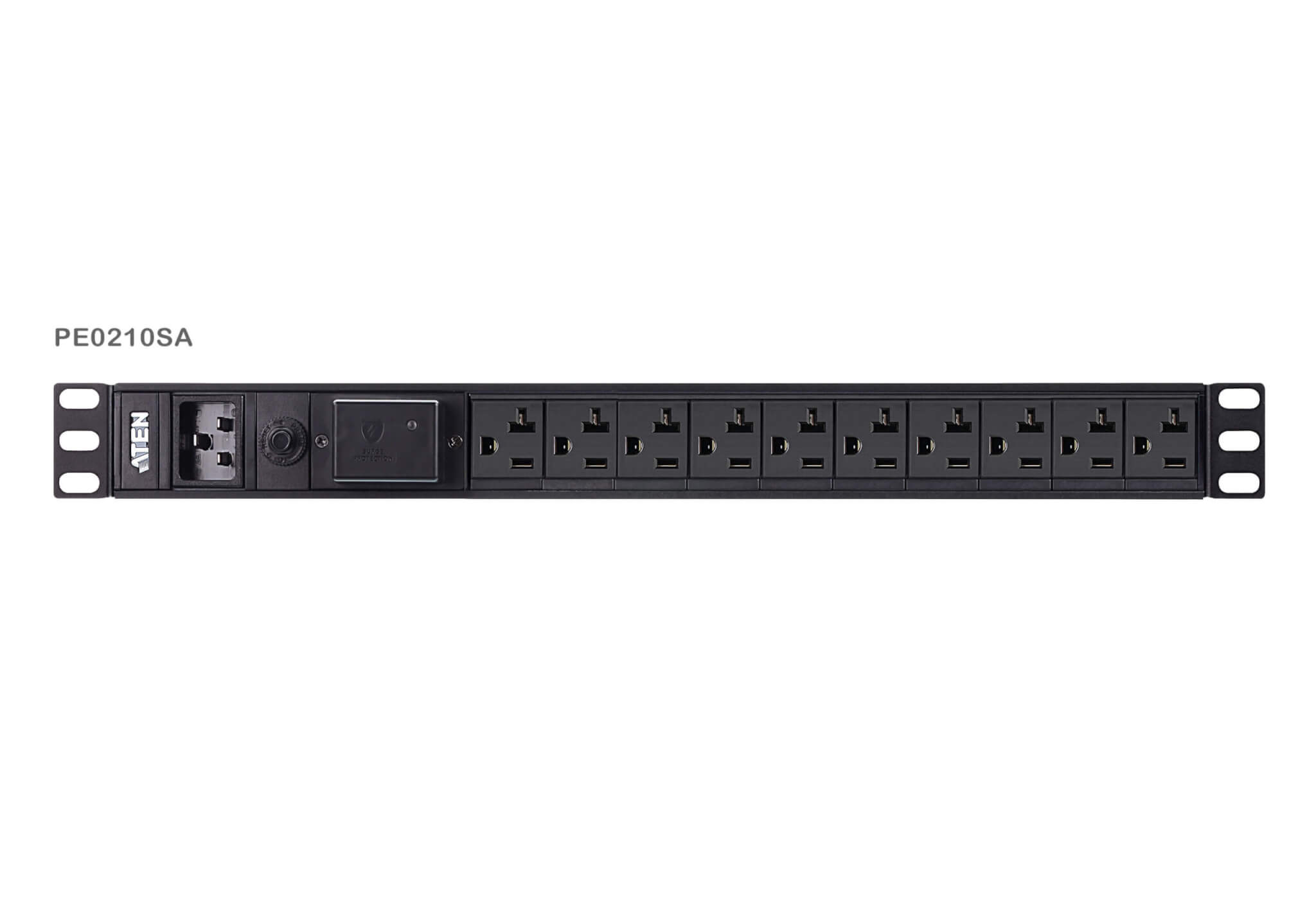 מתג PDU בסיסי 1U עם הגנת נחשול ATEN PE0210S (3)