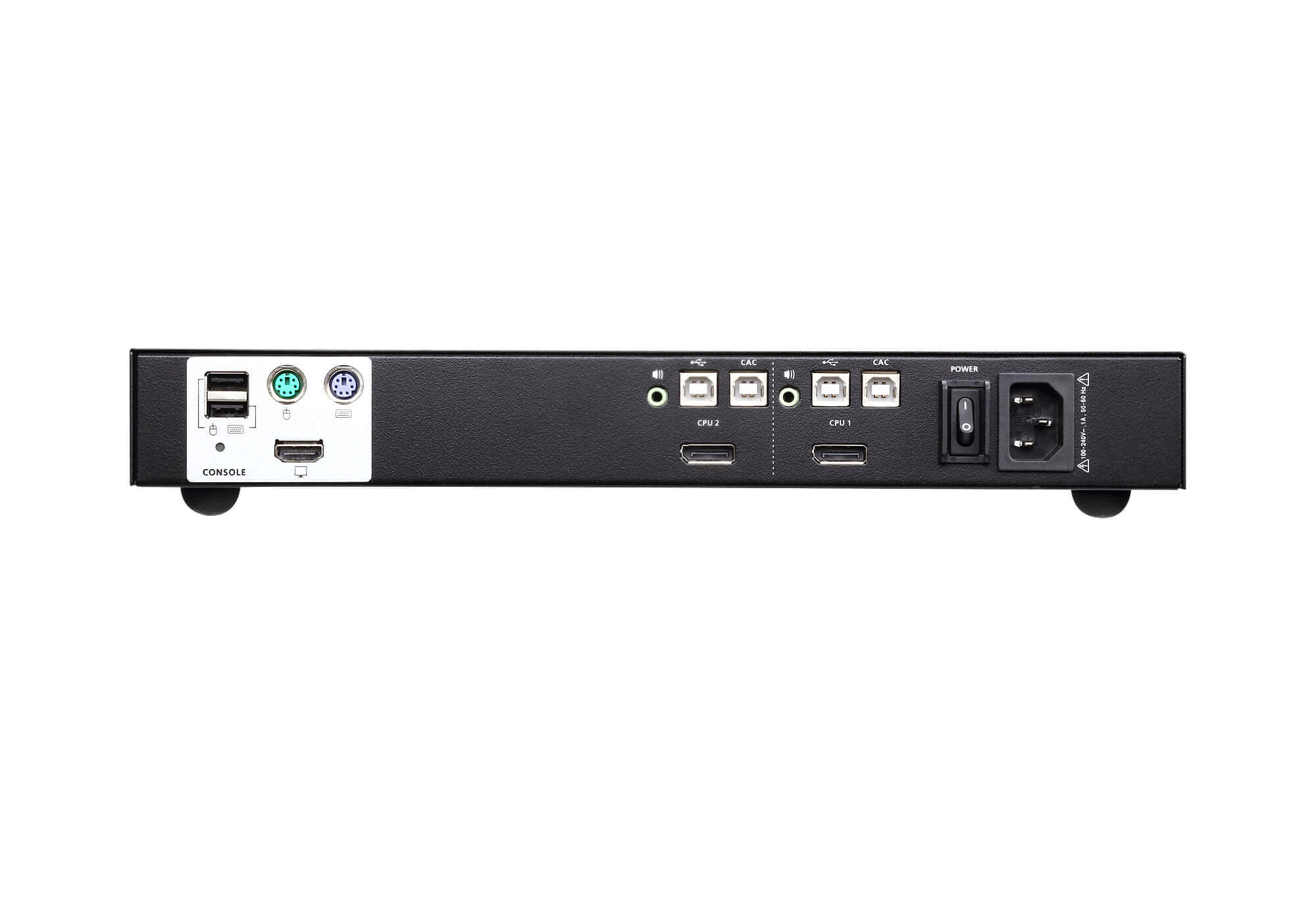 מתג USB DisplayPort מאובטח KVM עם 2 יציאות (תואם PSS PP v3.0) תואם דרישות אבטחה ATEN CS1182DP (1)