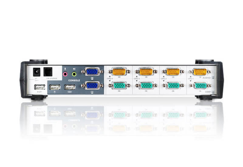 מתג USB VGA כפול תצוגת USB4 KVMP איכות וידאו מעולה תמיכה במערכת ההפעלה ATEN CS1744 (3)