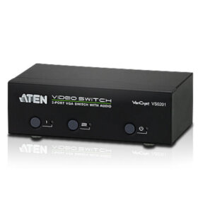 מתג VGAשמע בעל 2 יציאות ATEN VS0201 (2)
