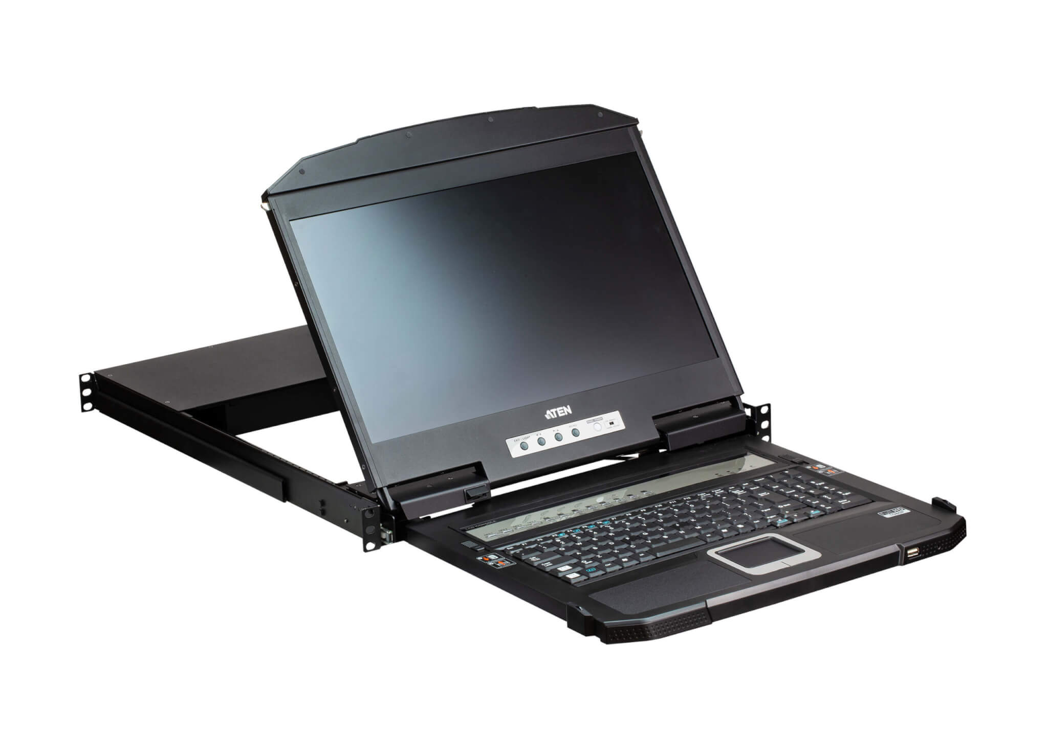 מתג בעל 4 יציאות USB KVM LCD מסוג Multi-View USB HDMI עם מצבי תצוגה ATEN CL3884NW (4)