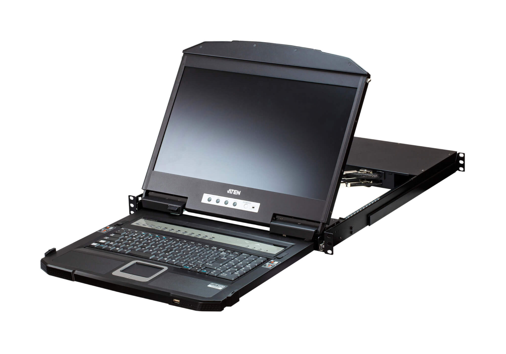 מתג בעל 4 יציאות USB KVM LCD מסוג Multi-View USB HDMI עם מצבי תצוגה ATEN CL3884NW (5)