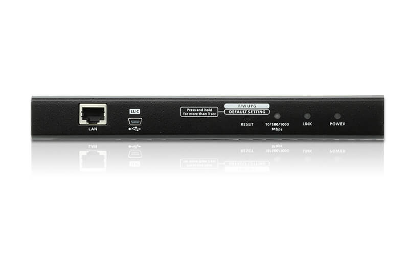 מתג יציאה אחת מקומימרחוק גישה שיתוף VGA KVM מעל IP ברזולוצייה 1920X1200 צבע שחור ATEN CN8000A (2)