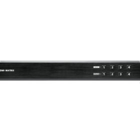 מתג מטריקס 4 חיבורי HDMI ברזולוצייה 4K כולל ניהול מערכת באמצעות לחצנים ATEN VM0404HA (1)