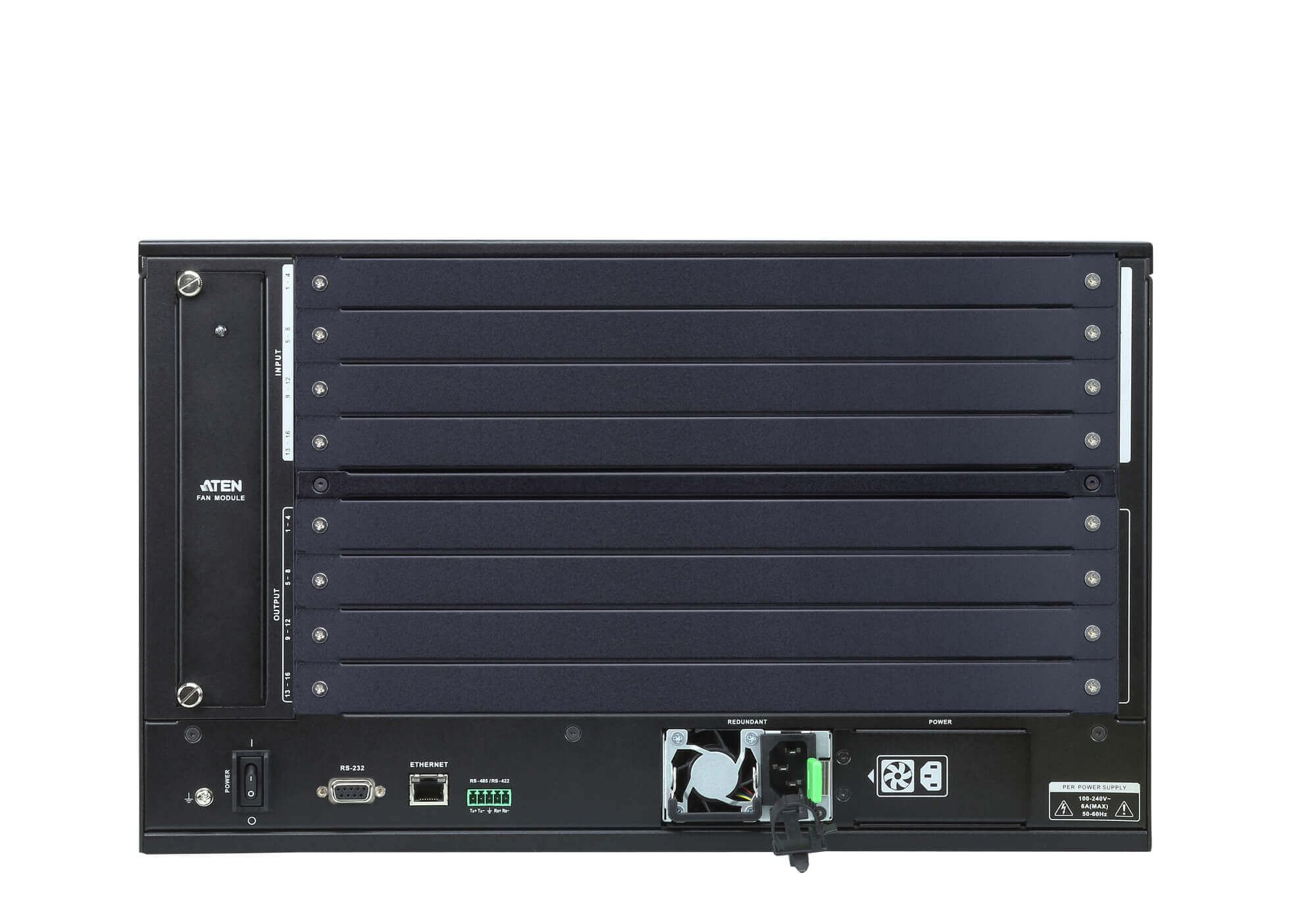 מתג מטריקס מודולרי 16 חיבורים כולל ספק כוח ATEN VM1600A (4)