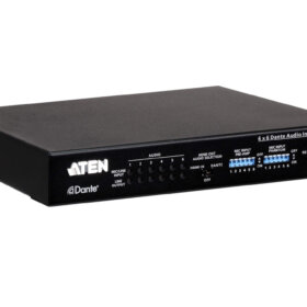מתג ממשק שמע 6X6 Dante עם HDMI עד 6 ערוצים מרשת ATEN VE66DTH (1)