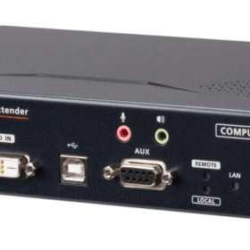 מתג משדר DVI-D Dual-Link KVM מעל IP עם SFP כפול ברזולוצייה 2K חיבור אוטומטית למשדר ATEN KE6920T (1)