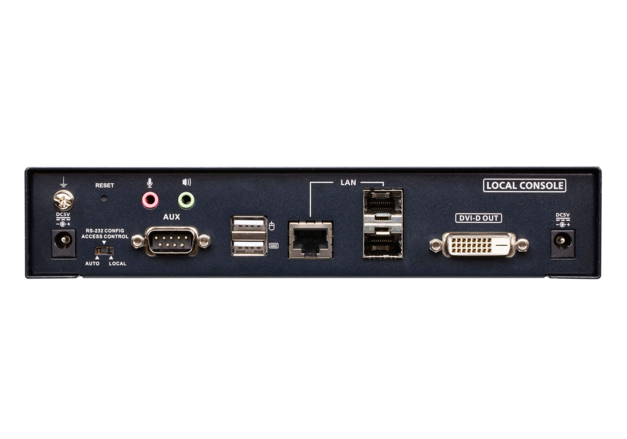 מתג משדר DVI-D Dual-Link KVM מעל IP עם SFP כפול ברזולוצייה 2K חיבור אוטומטית למשדר ATEN KE6920T (2)