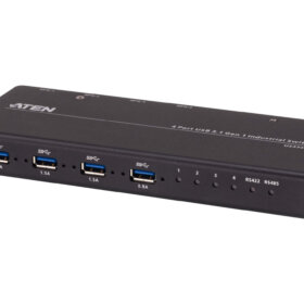 מתג רכזת תעשייתי חיבור USB 3.2 בעל 4 יציאות ATEN US3344I (1)