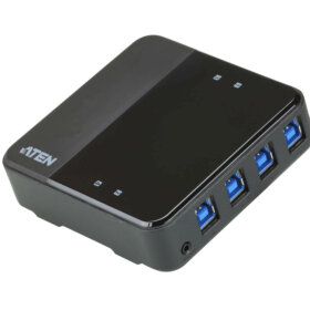 מתג שיתוף היקפי USB 3.2 Gen1 כולל 4 חיבורים ATEN US3344 (1)