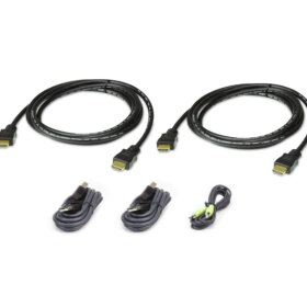 ערכת כבלי KVM מאובטחת מסוג USB HDMI באורך 1.8 מטר ATEN 2L-7D02UHX5