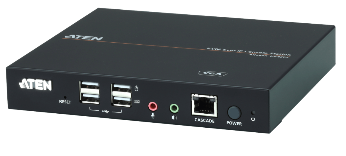 תחנת VGA KVM מעל מסוף IP ברזולוציות גבוהות ATEN KA8270 (1)