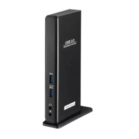 תחנת עגינה לתצוגה כפולה חיבור USB3.0 מסוג AC בצבע שחור Gold Touch UDS-2H (4)