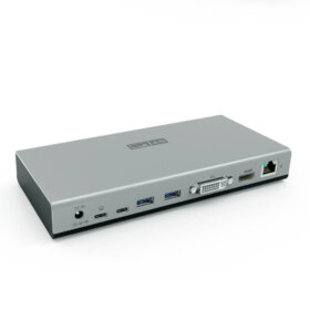 תחנת עגינה לתצוגה כפולה עם Type-C 10G עד שני צגים נוספים ST-LAB U-2460 (1)
