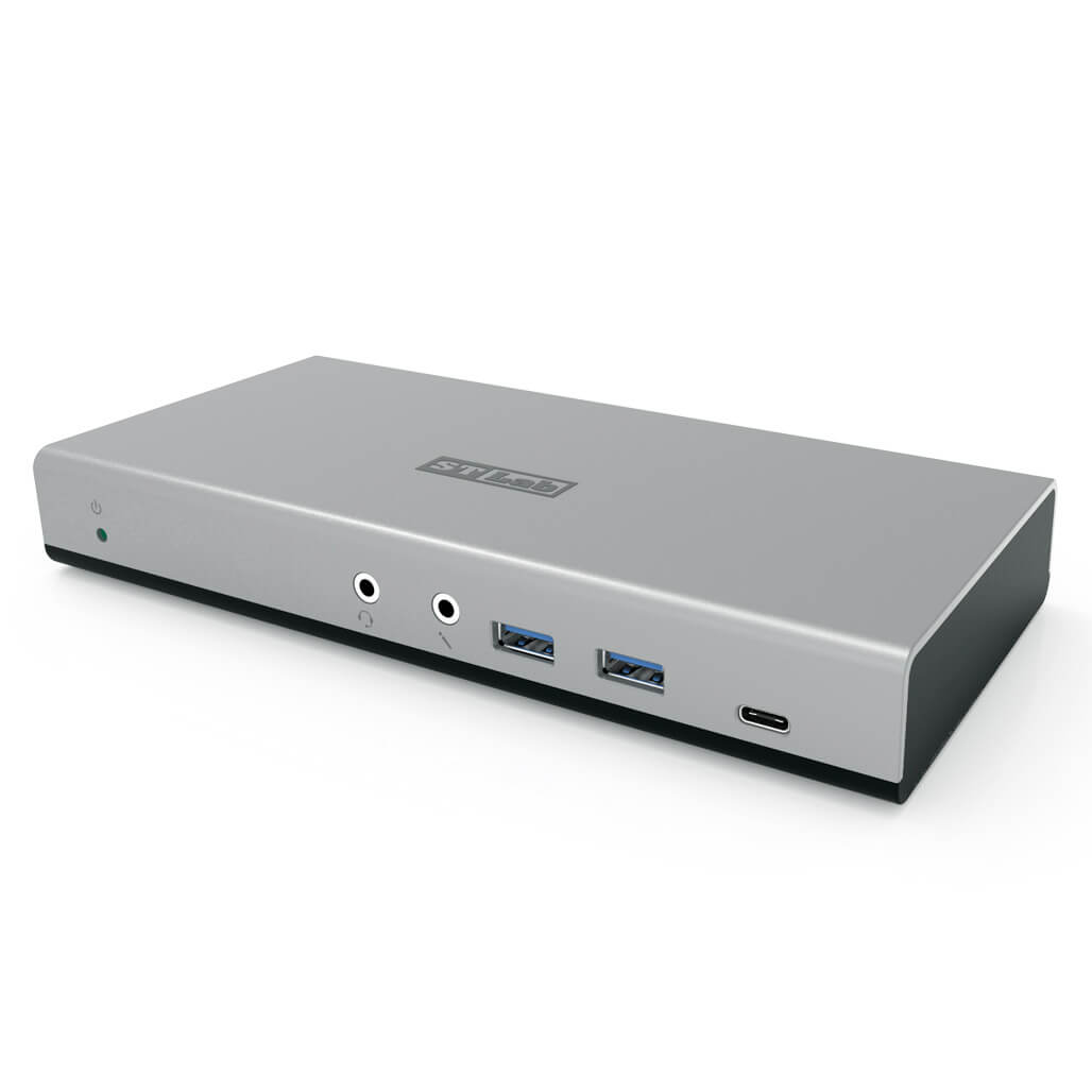 תחנת עגינה לתצוגה כפולה עם USB 10G עד שני צגים נוספים ST-LAB U-2450 (2)