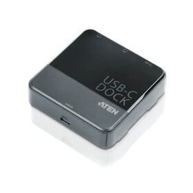 תחנת עגינה מיני כפולה DisplayPort USB-C תומך ברזולוציות 4K אין צורך במנהלי התקן ATEN UH3231 (1)