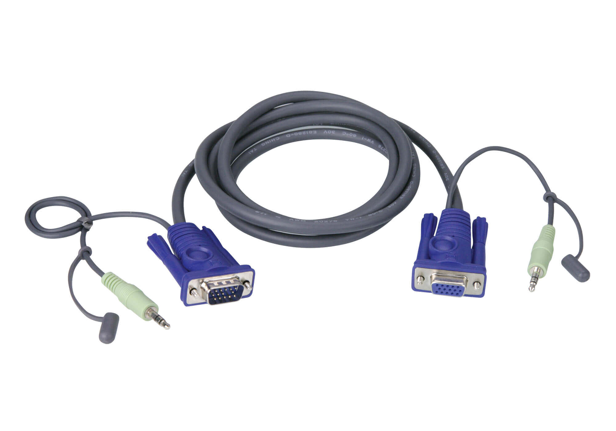כבל VGA עם אודיו באורך 1.8 מטר ATEN 2L-2402A
