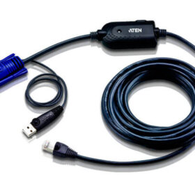 כבל מתאם USB VGA KVM באורך 4.5 מטר ATEN KA7970