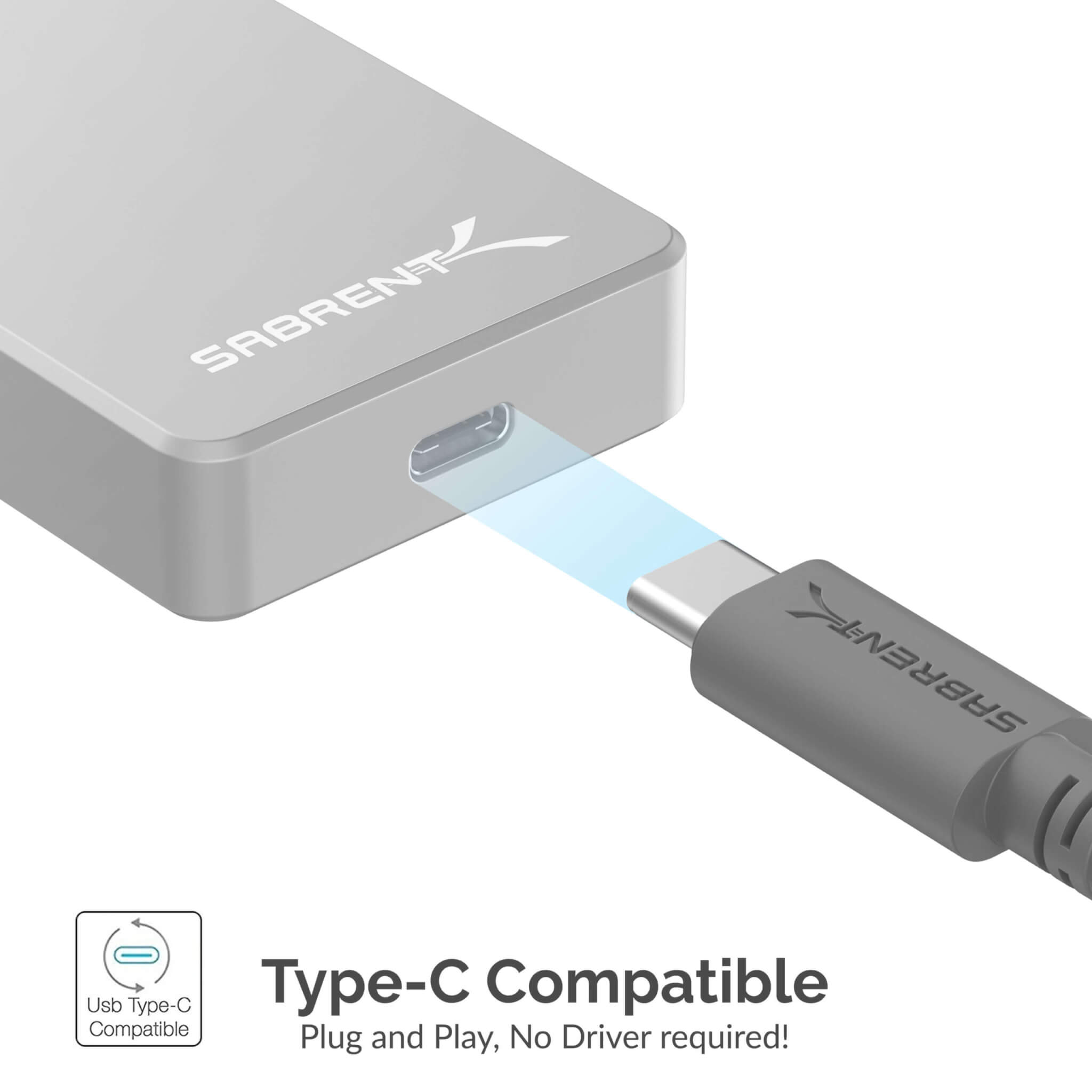 כונן חיצוני SSD בנפח 2TB במהירויות גבוהות Sabrent SB-2TB-PRO USB 3.2 External Aluminum SSD (5)