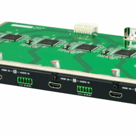 לוח כניסה HDMI עם 4 יציאות כולל אודיו ATEN | VM7804