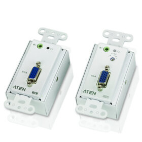 לוח מאריך VGAAudio Cat 5 ברזולוציה 1280X1024 עד 150 מטר ATEN VE156 (1)
