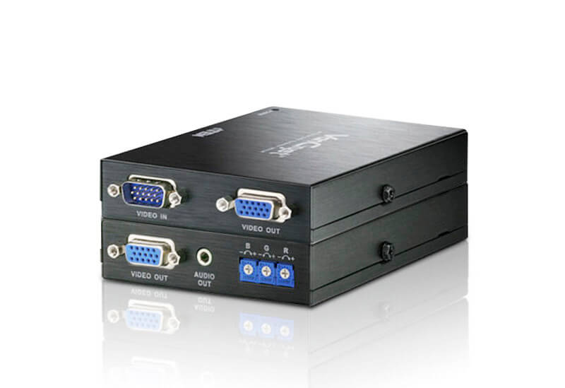 מאריך AV מעל CAT5 ברזולוציה 1280X1024 עד 300 מטר ATEN VE170Q