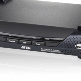 מאריך USB DVI-I כפול KVM עם IP ברזולוציות גבוהות ATEN KE6940R