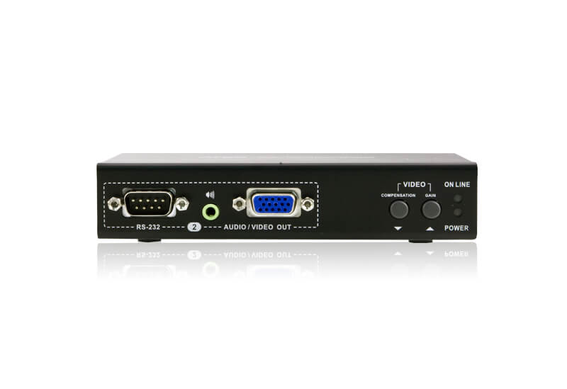 מאריך VGAאודיוRS-232 Cat 5 עם פלט כפול ברזולוציה 1280X1024 עד 200 מטר ATEN VE200R (2)