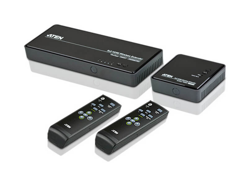 מאריך אלחוטי HDMI 5X2 ברזולוציה 1080P עד 30 מטר ATEN VE829 (1)