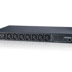 מדידה וניטור הספק ברמת השקע 20A16A 8-Outlet 1U מכיל 8 שקעים ATEN PE5208 (1)