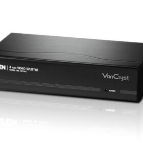 מפצל VGA בעל 4 יציאות רוחב פס של עד 450MHz כולל מגבר מובנה ATEN VS134A (2)