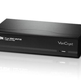 מפצל VGA בעל 8 יציאות רוחב פס של עד 450MHz כולל מגבר מובנה ATEN VS138A (2)