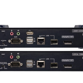 משדר KVM מסוג HDMI יחיד KVM מעל IP עם PoE ברזולוציה 4K קושחה ניתנת לשדרוג ATEN KE8952T (1)