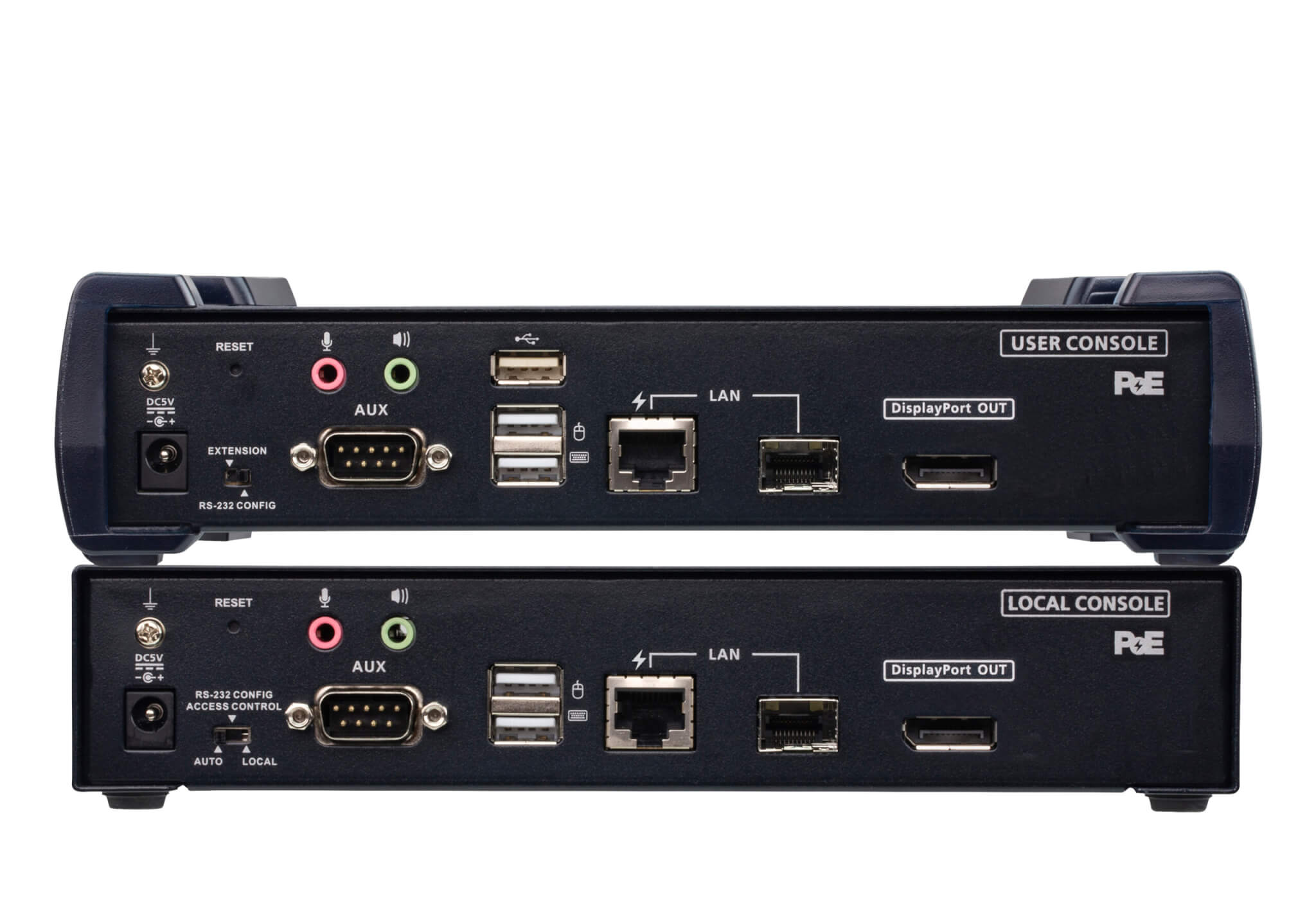 משדר KVM מסוג HDMI יחיד KVM מעל IP עם PoE ברזולוציה 4K קושחה ניתנת לשדרוג ATEN KE8952T (1)