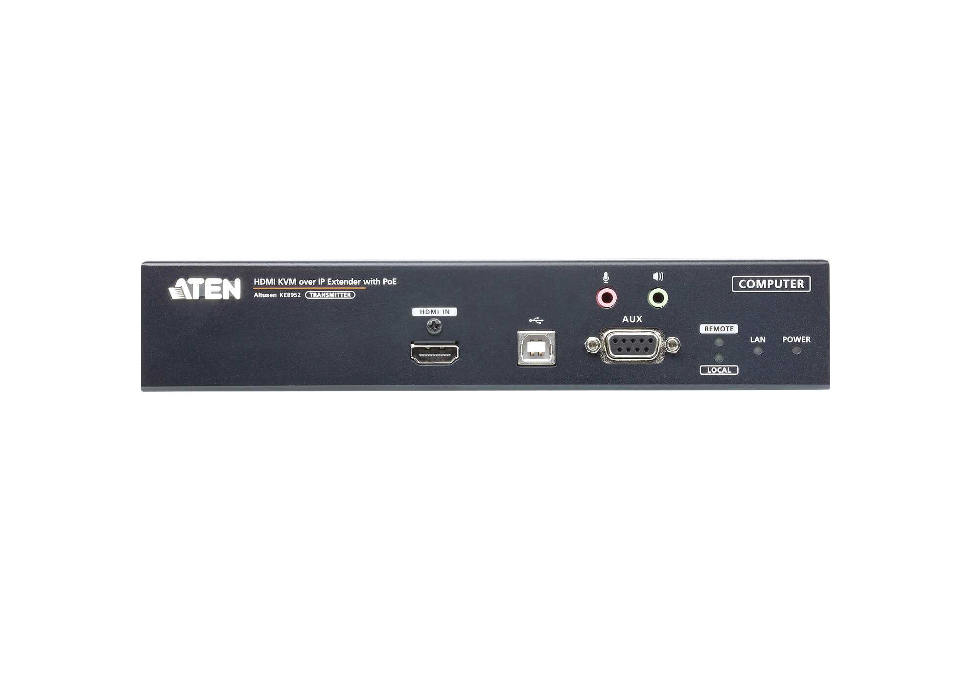 משדר KVM מסוג HDMI יחיד KVM מעל IP עם PoE ברזולוציה 4K קושחה ניתנת לשדרוג ATEN KE8952T (3)