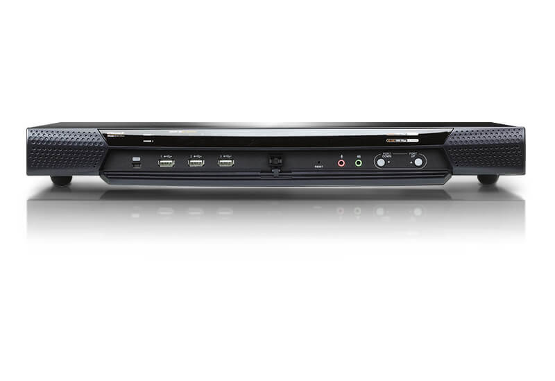 מתג 16 יציאות Multi-Interface Cat 5 KVM כולל 1-מקומי4-מרחוק גישה עם IP כולל מעבד גרפי מתקדם ATEN KN4116VA (2)