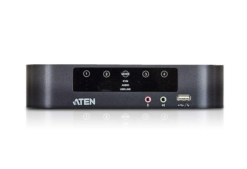 מתג KVMP ™ Mini DisplayPort/אודיו מסוג 4 יציאות USB (כבלים כלולים) ATEN | CS1944