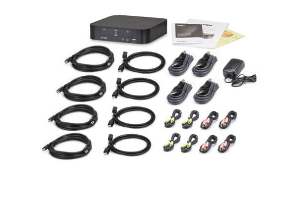 מתג 16x16 Cat 5 VGAAudio Matrix תומך עד 300 מטר ATEN VM1616T (3)