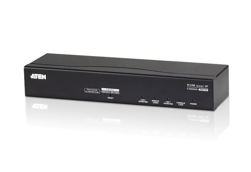 מתג DVI KVM כולל 1-מקומימרחוק גישה כולל IP איכות וידאו גבוהה ATEN CN8600 (2)