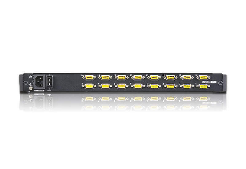מתג KVM LCD בגודל 19 אינץ' עד 256 מחשבים ATEN CL1316N (1)