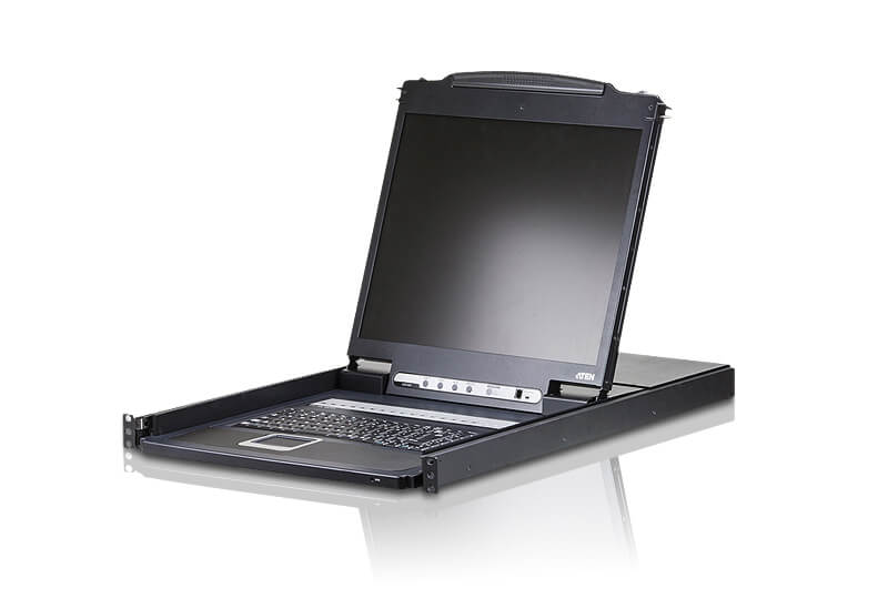 מתג KVM LCD בגודל 19 אינץ' עד 256 מחשבים ATEN CL1316N (2)