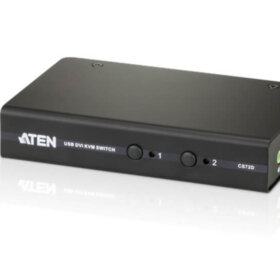 מתג KVM USB עם שני יציאות USBאודיו ברזולוציות גבוהות ATEN CS72D (1)