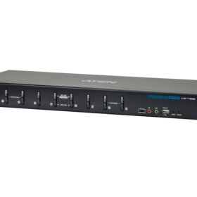 מתג KVM כפול USBDVI עם 8 יציאות USB איכות וידאו ברזולוציות גבוהות ATEN CS1788 (1)