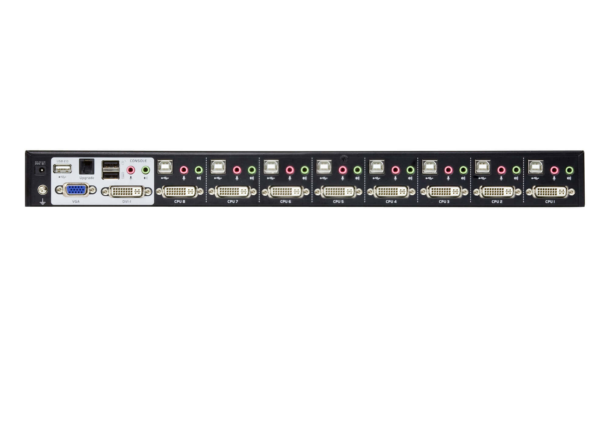 מתג KVM כפול USBDVI עם 8 יציאות USB איכות וידאו ברזולוציות גבוהות ATEN CS1788 (3)